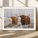 Longhorn Cattle Wall Art Canvas Print, Framed Farmhouse by MyGreatCanvas | Canvas Wall Art Prints | Photo Prints & Wall Decor