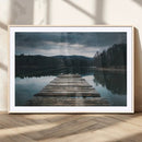 Wooden Bridge Near Lake Wall Art Canvas Print by MyGreatCanvas | Canvas Wall Art Prints | Photo Prints & Wall Decor