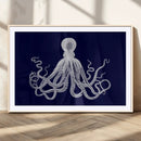 Blue Octopus Wall Art Canvas Print by MyGreatCanvas | Canvas Wall Art Prints | Photo Prints & Wall Decor