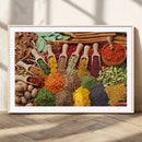 Herbs and Spices Art Canvas Print for Kitchen Kitchen,