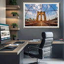 Brooklyn Bridge Manhattan Wall Art Canvas Print by MyGreatCanvas | Canvas Wall Art Prints | Photo Prints & Wall Decor