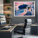 Greece Santorini Wall Art Landscape Canvas Print