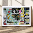 Graffiti Wall Art – Colorful Urban Street Canvas Print, by MyGreatCanvas | Canvas Wall Art Prints | Photo Prints & Wall Decor
