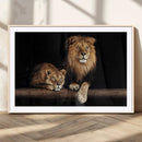 Lion Canvas Wall Art – Majestic Animal Print Artwork for by MyGreatCanvas | Canvas Wall Art Prints | Photo Prints & Wall Decor