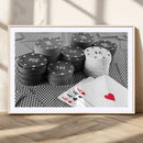 Poker Game Cards Wall Art Canvas, Multi Panel Wall Art by MyGreatCanvas | Canvas Wall Art Prints | Photo Prints & Wall Decor