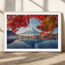 Mount Fuji Canvas Wall Art Japan Autumn Mountain Canvas