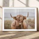 Scottish Serene Highland Cow Canvas Wall Art – Serene