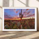 Arizona Desert Wall Art Canvas Print - Framed Deser Sunset by MyGreatCanvas | Canvas Wall Art Prints | Photo Prints & Wall Decor