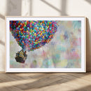 Up Pixar Poster, Look Up Pixar Wall Art, Up Pixar Canvas,