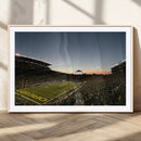 Oregon Ducks Football Team Print - Eugene Autzen Stadium
