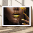 African American Art Black Woman Canvas Print, African Wall