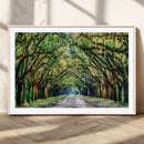 Serene Tree Tunnel Wall Art Canvas Print – Pathway Under by MyGreatCanvas | Canvas Wall Art Prints | Photo Prints & Wall Decor