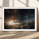 Avengers Planet Wall Art Canvas Print