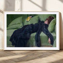 Decadent Girl by Ramon Casas Wall Art Canvas Print, Framed