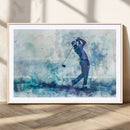 Golf Swing Wall Art Canvas Print - Sports-Inspired