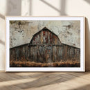 Rustic Barn Wall Art | Farmhouse Wall Decor Canvas Print |