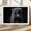 Bear Canvas Print | Wildlife Wall Art for Cabin Decor |