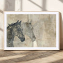Abstract Horse Canvas Print | Modern Farmhouse Wall Art |