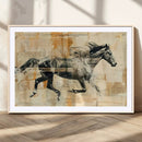 Chines Style Running Horse Western Wall Art | Farmhouse Wall