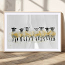 Farmhouse Wall Art Sheep Print | Ready to Hang Framed Canvas by MyGreatCanvas | Canvas Wall Art Prints | Photo Prints & Wall Decor