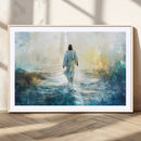 Watercolor Jesus Walking on Water Canvas Print, Christian by MyGreatCanvas | Canvas Wall Art Prints | Photo Prints & Wall Decor