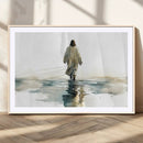 Watercolor Jesus Walking on Water Canvas Print, Christian by MyGreatCanvas | Canvas Wall Art Prints | Photo Prints & Wall Decor