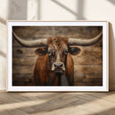 Longhorn Bull Wall Art | Canvas Print | Ready to Hang | by MyGreatCanvas | Canvas Wall Art Prints | Photo Prints & Wall Decor