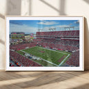 Florida Tampa Raymond James Stadium Wall Art Canvas Print -