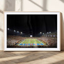 SMU Mustangs Football Team Print - Dallas Gerald J. Ford