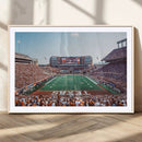 Framed Texas Memorial Stadium Canvas, University of Texas