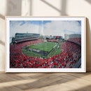 Cincinnati Bearcats Football Team Print - Nippert Stadium Wall Art Canvas Print