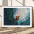 Powerful Jesus Canvas Print - Hand of Salvation,