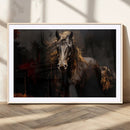Abstract Black Horse Canvas Print for Farmhouse Wall Art | by MyGreatCanvas | Canvas Wall Art Prints | Photo Prints & Wall Decor