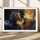 Abstract Horse Art Print - Abstract Canvas Wall Art |