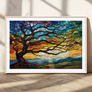 Mosaic Tree Wall Art | Ready to Hang Stained Glass Style