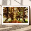 Sunshine in Forest and Trees Wall Art Canvas Print by MyGreatCanvas | Canvas Wall Art Prints | Photo Prints & Wall Decor