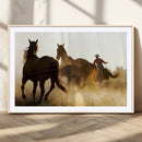 Horses and Cowboys Wall Art Canvas Print by MyGreatCanvas | Canvas Wall Art Prints | Photo Prints & Wall Decor