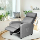 Recliner Sofa Wingback Chair with Massage Function by LJGDeals