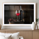 Red Wine and Bottle Canvas Print by MyGreatCanvas | Canvas Wall Art Prints | Photo Prints & Wall Decor