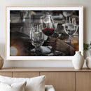 Red Wine and Glass Canvas Print by MyGreatCanvas | Canvas Wall Art Prints | Photo Prints & Wall Decor