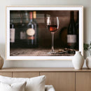 Red Wine and Bottle Canvas Print by MyGreatCanvas | Canvas Wall Art Prints | Photo Prints & Wall Decor