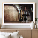 Wine and Barrel Wall Art Canvas Print by MyGreatCanvas | Canvas Wall Art Prints | Photo Prints & Wall Decor