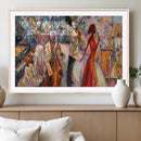 Abstract Afro American Jazz Canvas Wall Art | Music-Inspired by MyGreatCanvas | Canvas Wall Art Prints | Photo Prints & Wall Decor