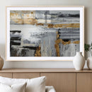 Abstract Painting Canvas Wall Art Print Paint Drip Art Brush