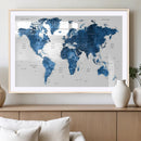 World Map Canvas Print – Framed Detailed Map of the World by MyGreatCanvas | Canvas Wall Art Prints | Photo Prints & Wall Decor