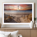 Sunset on the Sea Wall Art Canvas Print by MyGreatCanvas | Canvas Wall Art Prints | Photo Prints & Wall Decor