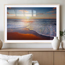 Tropical Ocean Sunset Wall Art Canvas Print, Golden Beach by MyGreatCanvas | Canvas Wall Art Prints | Photo Prints & Wall Decor