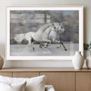 The White Horses Wall Art, Framed White Horses Wall Art