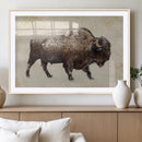 Buffalo Wall Art, Western Bison Canvas Print, Rustic Buffalo by MyGreatCanvas | Canvas Wall Art Prints | Photo Prints & Wall Decor