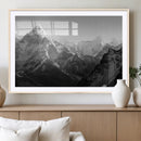 Everest Himalaya Mountain Peaks Black & White Triptych